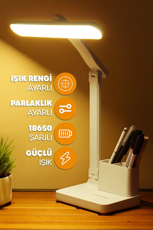 Şarjlı Masa Lambası 3 Renk