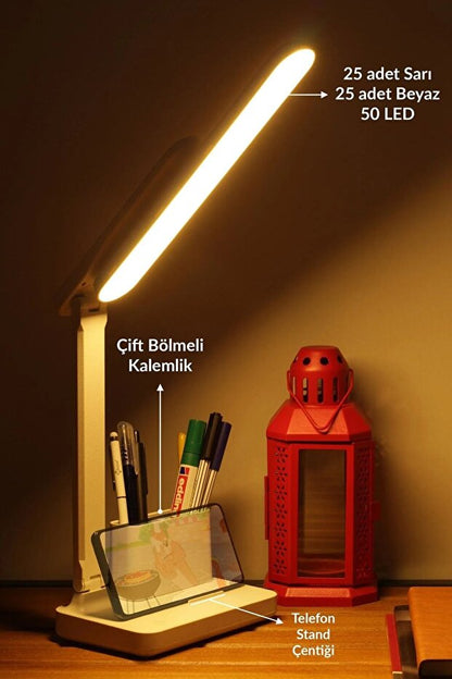 Şarjlı Masa Lambası 3 Renk